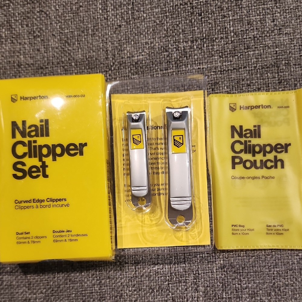 Harperton Nail Clipper Set Ultra Sharp - Stainless Steel